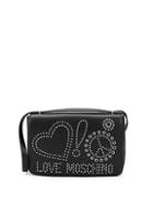 Love Moschino Studded Faux Leather Crossbody Bag