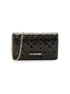 Love Moschino Quilted Faux Leather Crossybody Bag
