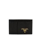 Prada Logo Leather Card Case