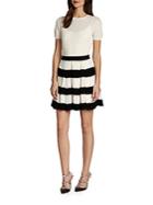 Red Valentino 1701 Ss Cntrst Strp Drs