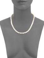 Belpearl White Round Akoya Pearl Necklace/20