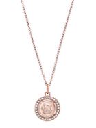 Michael Kors Mother-of-pearl Rose Goldtone Pendant Necklace