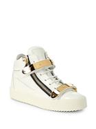 Giuseppe Zanotti Leather High-top Platform Sneakers