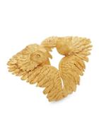 Valentino Garavani Goldtone Owl Cuff Bracelet
