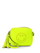 Anya Hindmarch Perforated Smiley Leather Crossbody Bag