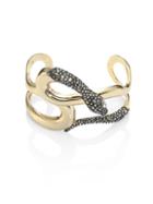 Alexis Bittar Elements Snake Crystal Cuff