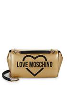 Love Moschino Metallic Chain Strap Shoulder Bag