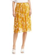 Chlo Floral Knit Midi Skirt