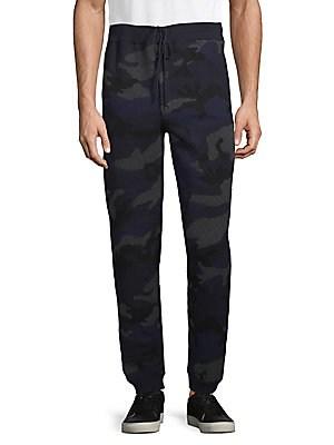 Valentino Camouflage Cashmere Jogger Pants