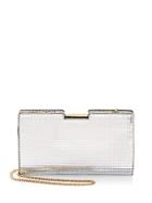 Milly Mirror Mosiac Small Frame Leather Clutch