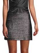 Bailey 44 Lurex Tweed Mini Skirt