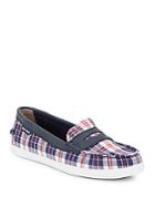 Cole Haan Nantucket Checked Penny Loafers