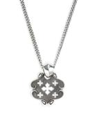 King Baby Studio Cross Shield Pendant Sterling Silver Necklace