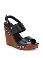 Joie Talia Leather Wedge Sandals