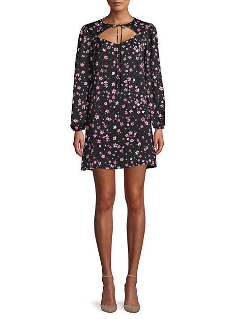 Cupcakes And Cashmere Floral-print Mini Dress