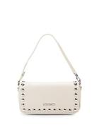 Love Moschino Studded Faux Leather Top Handle Bag