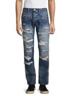 Cult Of Individuality Rebel Straight-leg Distressed Jeans