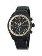Hugo Boss Black-tone Stainless Steel Bracelet Chronograph Watch