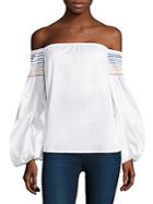 Petersyn Cotton Off-the-shoulder Top