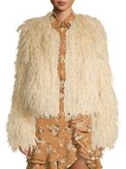Michael Kors Collection Chubby Faux-fur Coat