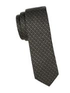 Valentino Geometric Silk Skinny Tie