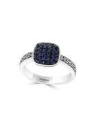Effy Sterling Silver & Faceted Sapphire Ring