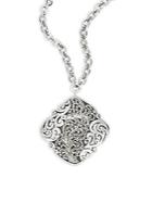 Lois Hill Diamond-shaped Pendant Necklace