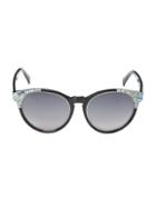 Emilio Pucci 55mm Gradient Oval Sunglasses
