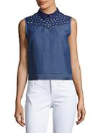 M Missoni Camicie Sleeveless Cropped Top