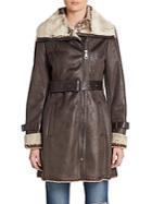 Marc New York By Andrew Marc Braveheart Faux Fur-trimmed Coat