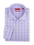 Hugo Meli Sharp-fit Check Dress Shirt