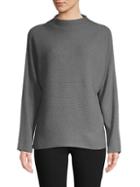 Vince Ribbed Wool & Cashmere Funnelneck Sweater
