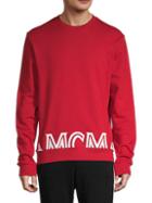 Mcm Logo Graphic Cotton Sweatshirt