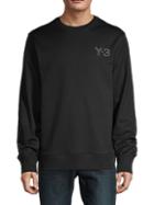 Y-3 Logo Cotton Sweatshirt
