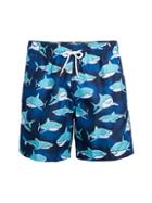 Trunks Sano Shark-print Swim Shorts