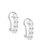 Diana M Jewels 14k White Gold & Diamond Drop Earrings