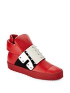 Giuseppe Zanotti Shield Leather Sneakers
