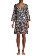 Milly Cabana Printed Cotton Coverup