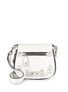 Marc By Marc Jacobs Recruit Small Chipped Studs Leather Saddle Crossbody Bag