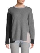 360 Cashmere Colorblocked Cashmere Sweater