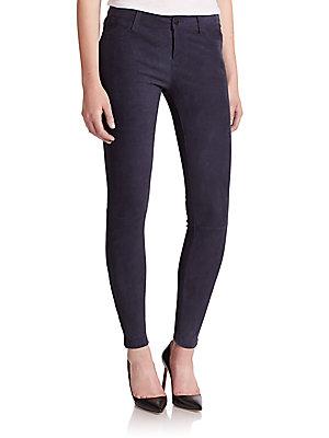 J Brand Suede Super Skinny Jeans