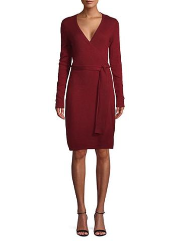 Diane Von Furstenberg Wool & Cashmere-blend Wrap Dress