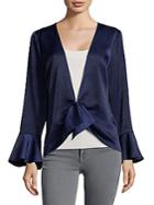 Plenty By Tracy Reese Bell-cuffs Draped Top