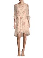 B Collection By Bobeau Ember Ruched Sleeve Floral Dress