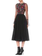Carolina Herrera Embellished Fit-&-flare Dress