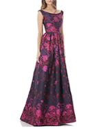 Carmen Marc Valvo Infusion Floral Ball Gown