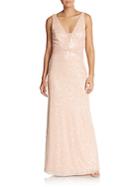 Vera Wang Sequined Gown