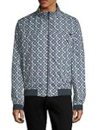 Valentino Geometric Front Zip Jacket