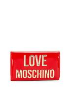 Love Moschino Patent Continental Wallet