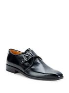 Saks Fifth Avenue Solid Leather Monk Strap Shoes